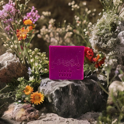 Cedar-enhanced Rose Soap - Grounding Woody Notes